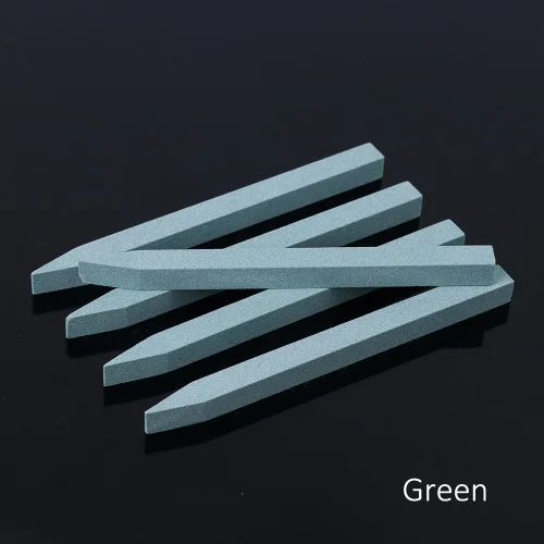Green STZ 5 шт. пилки для ногтей для маникюра буферный Полировочный блок кварцевый камень для удаления кутикулы полировщик Педикюр Инструменты для ухода за ногтями#1000 - Цвет: Green