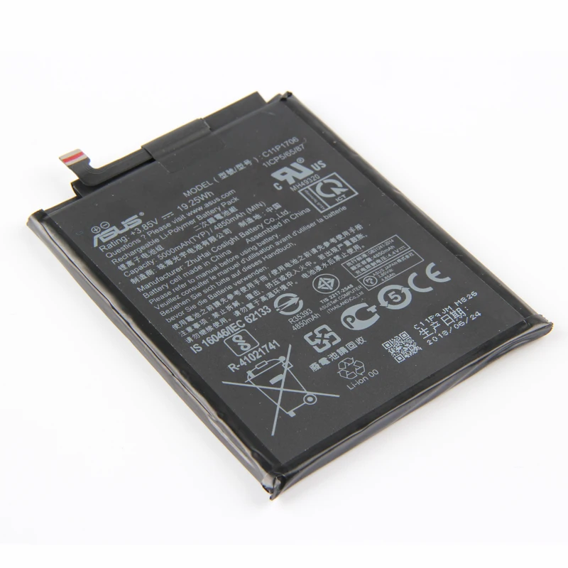 Оригинальный аккумулятор для телефона ASUS большой емкости C11P1706 Asus ZB602KL 4850 мАч |