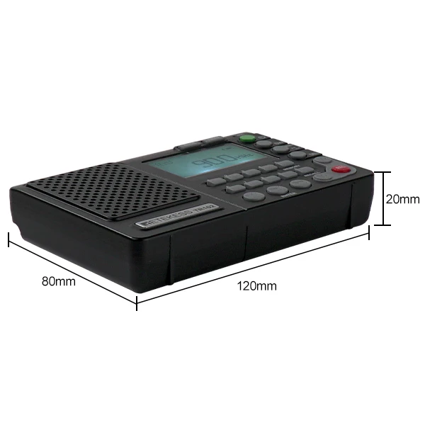 Retekess TR102 портативное радио FM/AM/SW World Band FM Радио MP3 плеер REC рекордер с таймером сна черный приемник рекордер