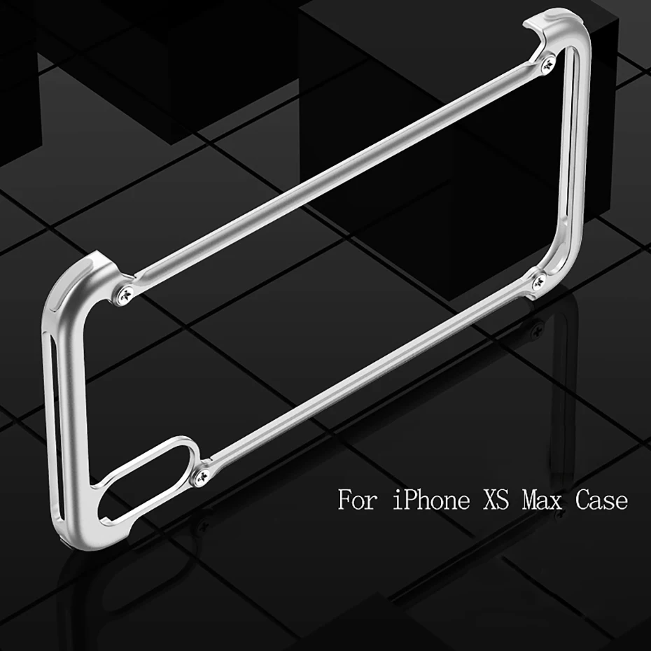 OATSBASF для iPhone XS MAX чехол, роскошная подушка безопасности, металлический персональный защитный корпус для iPhone XS MAX, чехол, тонкий металлический бампер
