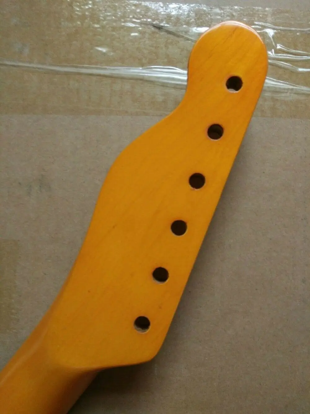 Кленовый 21 лад винтажная гитарная шейка для теле стиль желтый|Детали и