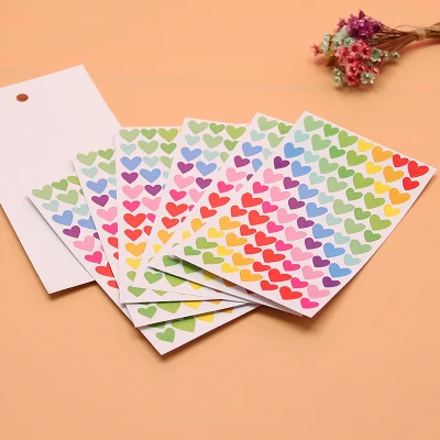 3 шт радуга цвет Звезда Сердце точка шаблон Печать стикер детский