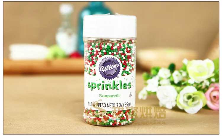 Американский wilton цветной маленький шарик/сахарная бусина/жемчужная сахарная чашка торт 9 цветов на выбор