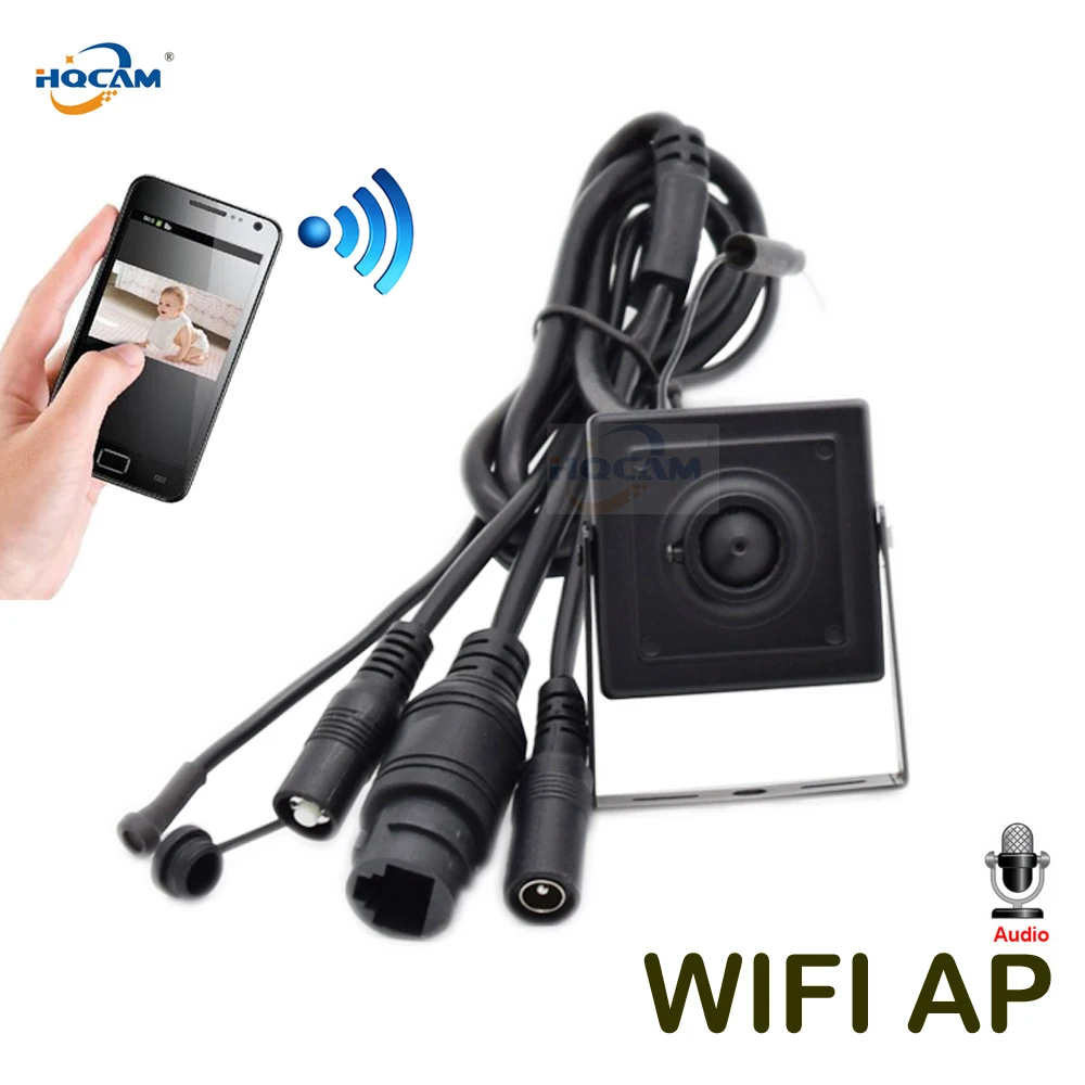 Мини-Wi-Fi IP-камера HQCAM беспроводная Wi-Fi 720P 960P 1080P 3 Мп 5 1920P P2P Слот для SD-карты AP с