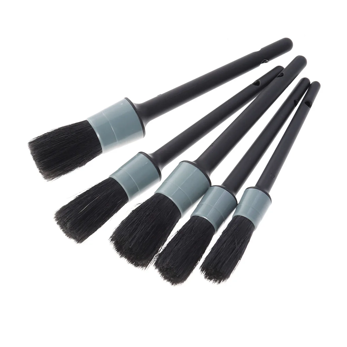 5 шт. кабан волос Авто Набор щеток для мытья детальная кисть автомобильных колес