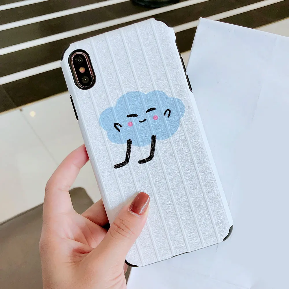 KISSCASE Cute Clouds Shockproof Phone Case For iPhone XR 6 6s 7 8 Soft Plus XS MAX X Cover Fundas Capa |