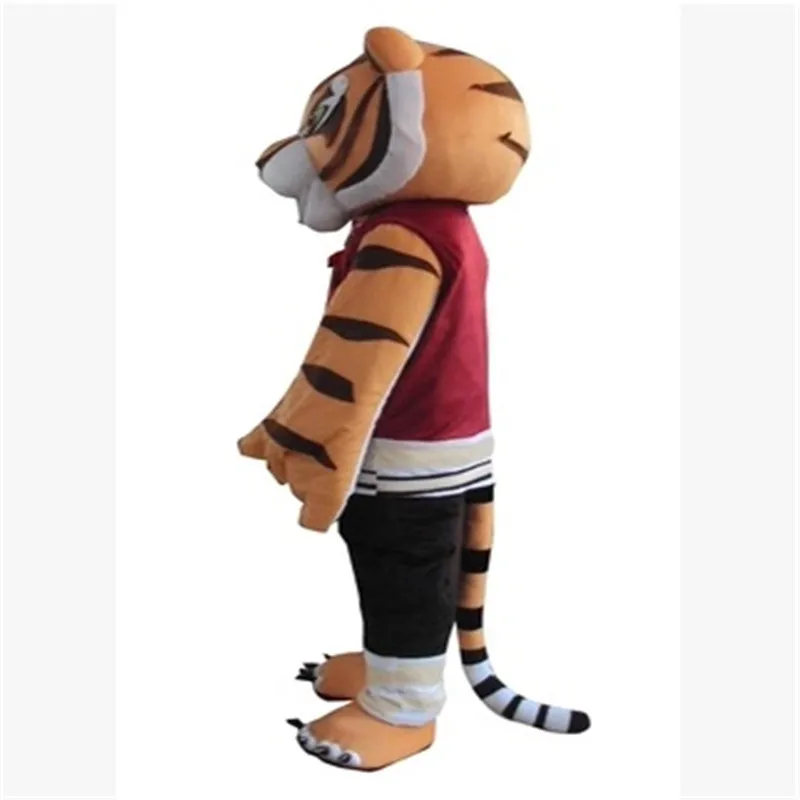 Tigress кунг фу костюм талисмана тигра для взрослых панда друг Crtoon распродажа