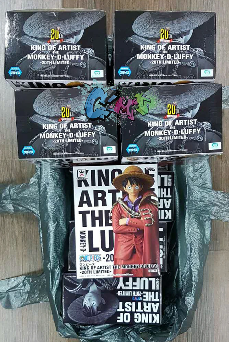 CMT в наличии оригинальный Banpersto одна деталь OP King Of Artist Обезьяна D Луффи 20TH Limited