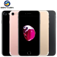 Разблокированный Apple iPhone 7 четырехъядерный 4,7 дюймов 12,0 МП камера 4G LTE мобильный телефон отпечаток пальца Touch ID б/у телефон