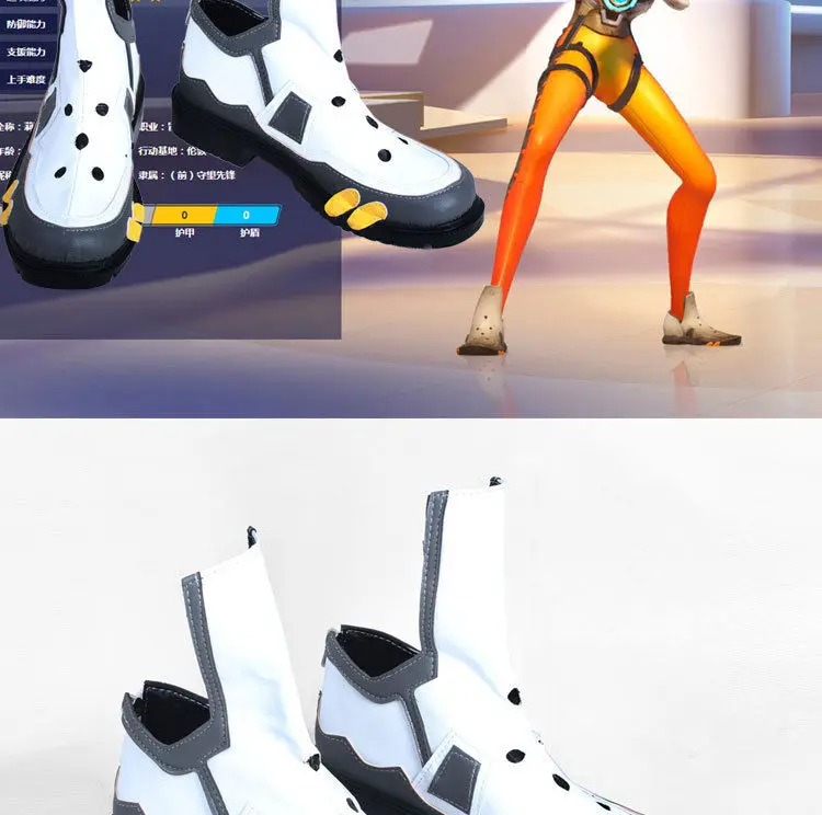 Обувь для косплея OW Tracer Lena Oxton D.VA ботинки сражений изготовленные на заказ|custom