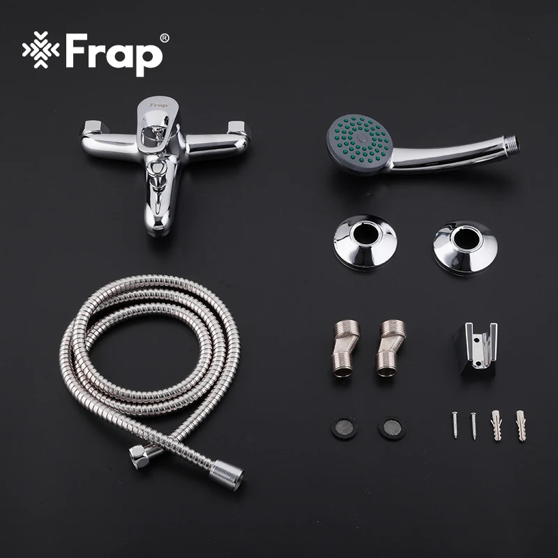 Frap, Новое поступление, смеситель для ванной комнаты, смеситель для ванны, смеситель с ABS, ручная душевая головка, набор, настенный, Torneira F3013