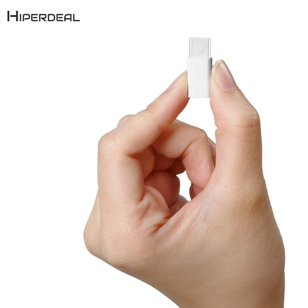HIPERDEAL 1 шт. USB C Type к Micro адаптер для передачи данных смартфона Tpye зарядный кабель