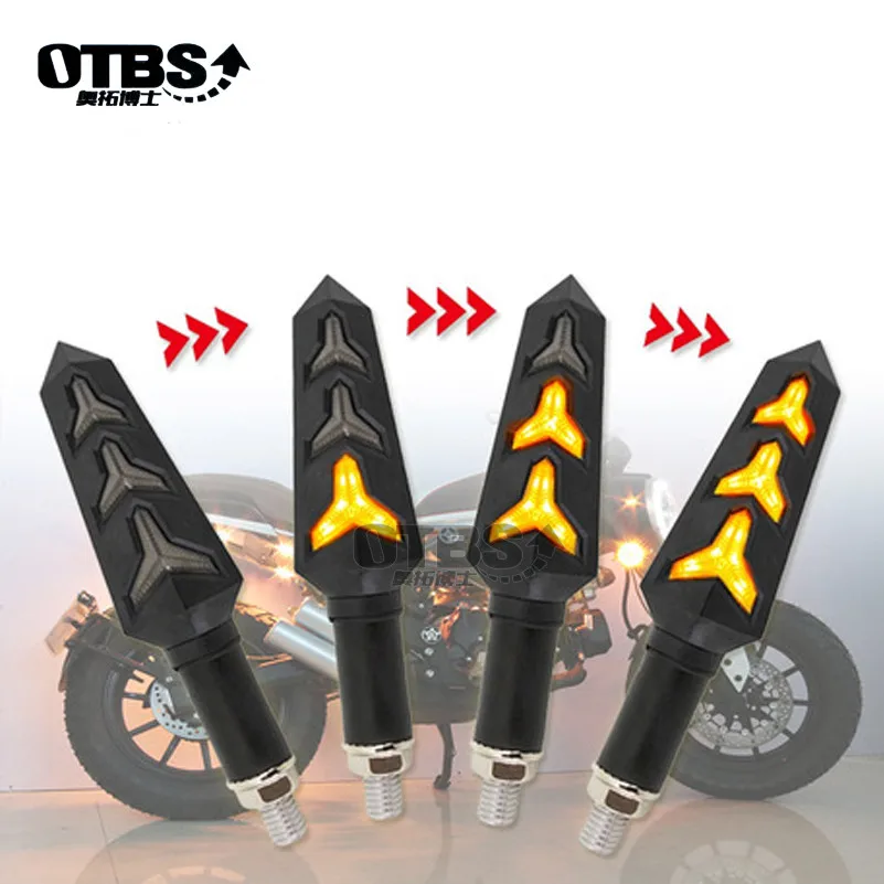 OTBS мотоциклетный светильник с поворотными сигналами светодиодный мигающий