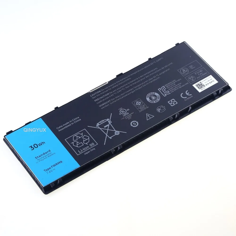 QINGYUX FWRM8 Новинка 11,4 V 42Wh Аккумулятор для ноутбука Dell Latitude 10 10-ST2 10-ST2e серии Аккумулятор для ноутбука