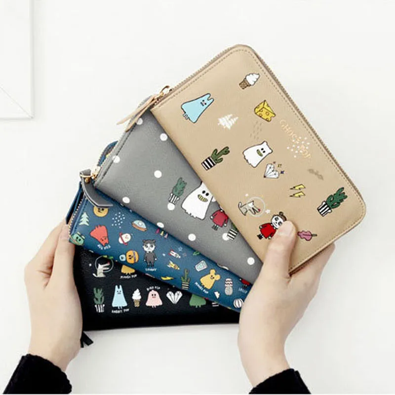 Женские кошельки модная новинка 2019 повседневный корейский Дамский кошелек из