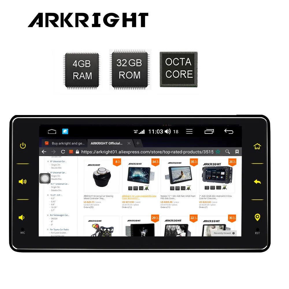 Новый 6 2 &quot1Din 4 + 32 ГБ Android 8 1 автомобильный Радио Аудио стерео поддержка 4G LTE SIM