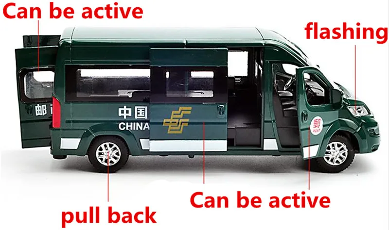 Автомобильные модели из 1:32 сплава с высокой имитацией для автомобилей Ford vans