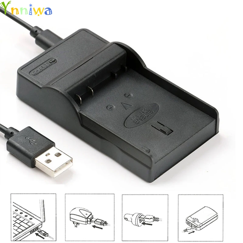 10 шт./лот USB-порт зарядное устройство для цифровой камеры nikon EN-EL3 EN-EL9 EN-EL10 EN-EL12 EN-EL14