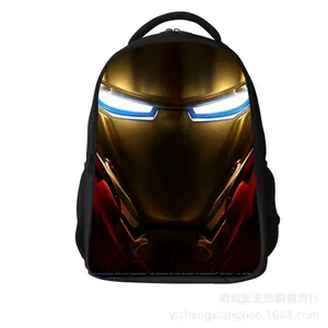 Рюкзак для мальчиков и девочек, школьный рюкзак с изображением Железного человека, школьный рюкзак для учеников, 2020