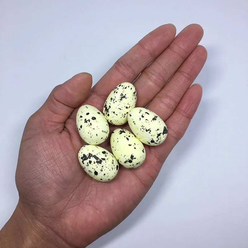 Счастливое пасхальное искусственное гнездо из пенопласта мини ПЭ перепелиное