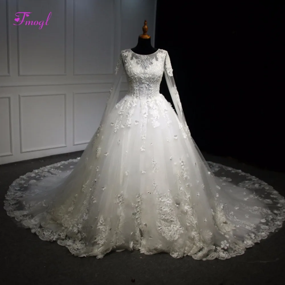 Vestido de Noiva свадебное бальное платье со шнуровкой и глубоким вырезом роскошное