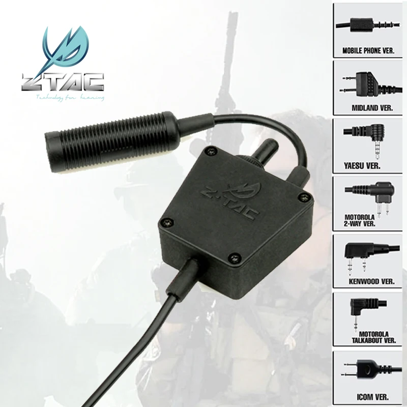 

Z-TAC Z 122 Tactical Headset Accessorie Element Z-TAC tactical E-Switch Tactical PTT