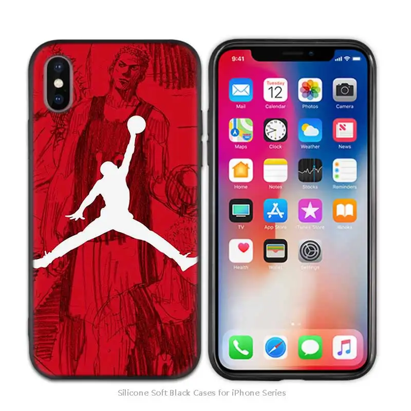 A010 Slam dank противоударный силиконовый чехол для iPhone X XS XR XS 11 11Pro Max 7 8 6S 5 5S 5C SE Plus Fundas Capa Phone Shell - Цвет: A010