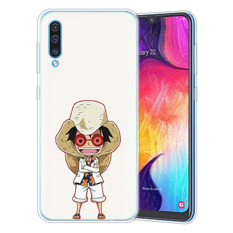 17 Одна деталь аниме чехол для samsung A50 A70 A20e A60 A40 A30 A20 A10 M30 M20 M10 A7 A9 силиконовый чехол Fundas Capa чехол для телефона Coque - Цвет: 17