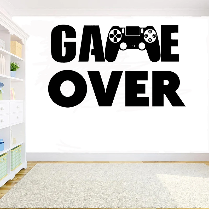 Наклейка на стену для игры в спящие виниловая Фреска контроллер X-box видео игра