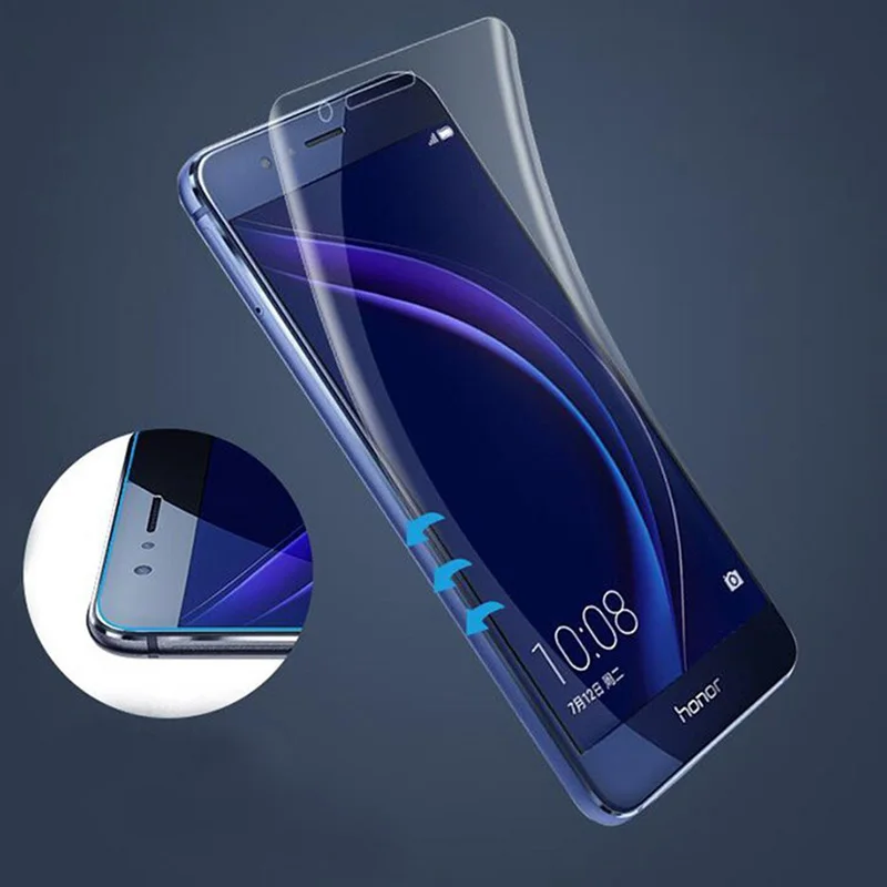 Гидрогелевая пленка для huawei P20 Pro mate 20 Lite Y7 Prime 2018 3D полное покрытие протектор