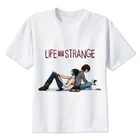 Мужская футболка с аниме Life is stranna, футболка с коротким рукавом для мальчиков, футболка MR1158
