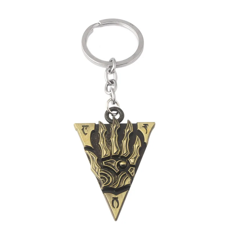 Винтаж Треугольники подвеска брелок RJ Горячее предложение игры The Elder Scrolls Morrowind