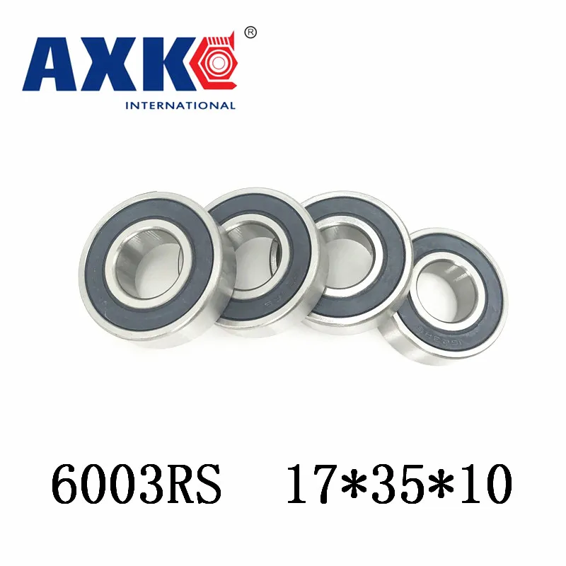 Подшипник Axk 6003rs шарикоподшипники с глубоким желобом 6 шт. 17*35*10 мм 6003 2rs 6003rz 180103 Rz Rs