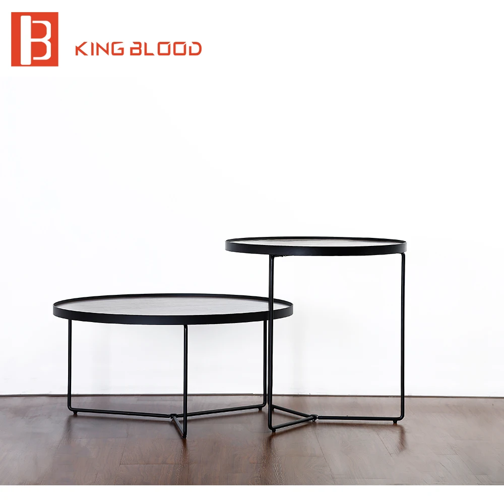

Walnut Wood Veneer coffee table movieable dining