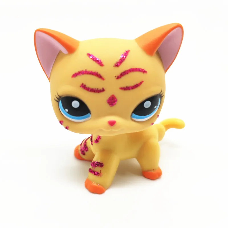 Lps Pet Shop игрушка короткошерстная полоса Кот кокер спаниель Great Dane Lps фигурка классический подарок косплей лучший РЕДКИЙ - Цвет: 7