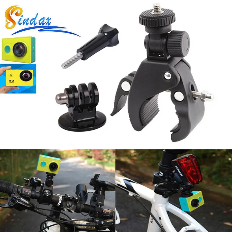держатель велосипедов мотоцикл руль Seatpost клипсы для Gopro героя 3 2 аксессуары|bicycle