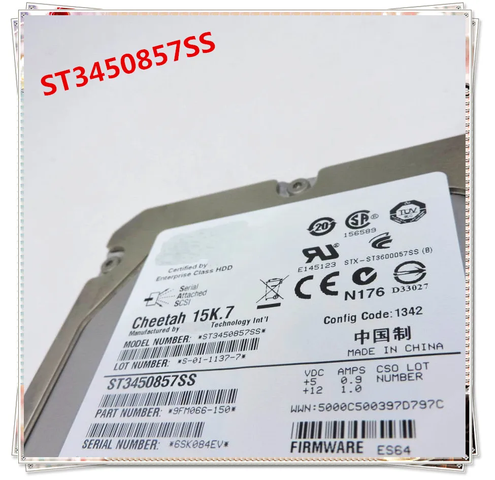 Новинка для R749K ST3450857SS 450G 15K SAS 15k7 6 ГБ 1 год гарантии