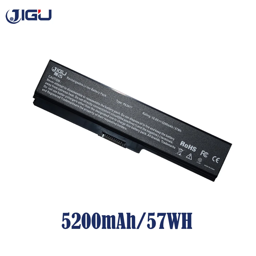 JIGU ноутбука Батарея для Toshiba Сателлит PA3817U-1BAS 1BRS L700 L730 L735 L745 L775 L770 L770-00S L775-109 PA3819U-1BRS |