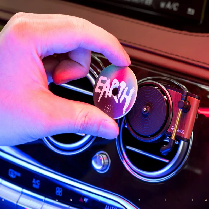 Xiaomi Mijia TITA поворотный фонограф аромат для авто автомобиля освежитель воздуха с 3 шт. заменить ароматерапия планшеты
