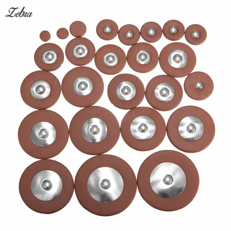 Zebra 25 шт./компл. коричневый саксофон Sax сменные кожаные подушечки для