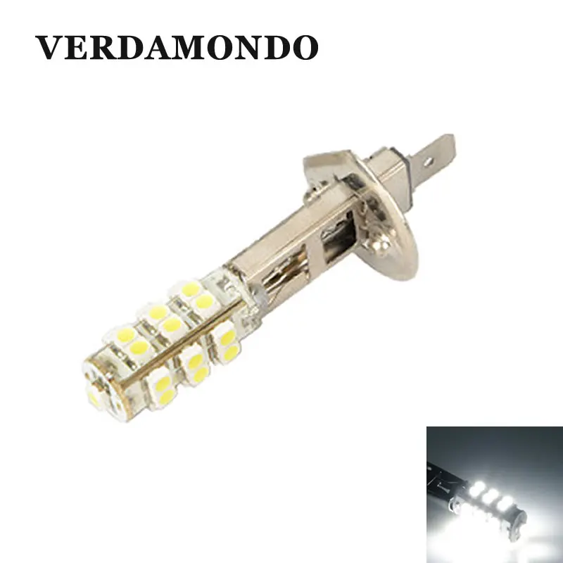 Супер яркий белый 25 SMD 3528 H1 Автомобильный светодиодный светильник противотуманная фара 12В дневные ходовые светильник вождения сменные светодиодные лампы для DRL