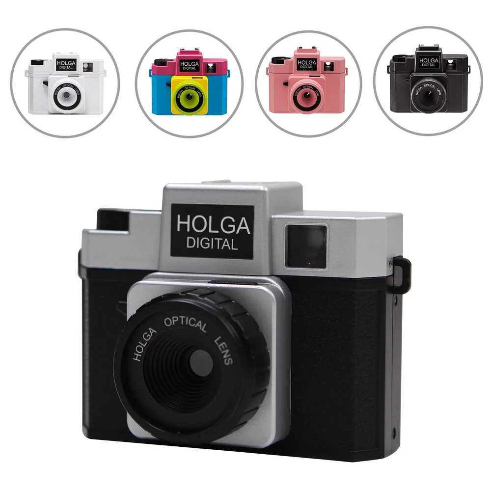 Holga цифровая Камера ретро ЛОМО фильтр Стиль с горячий башмак F2.8 f8.0 диафрагма 8MP 1/3.