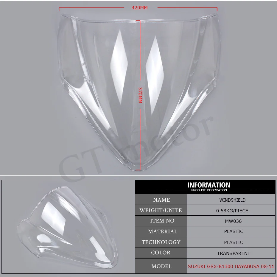 Ветровое стекло Double Bubble для Suzuki GSX R1300 Hayabusa GSXR1300 2008 2011|windshield windscreen|double bubbledouble bubble
