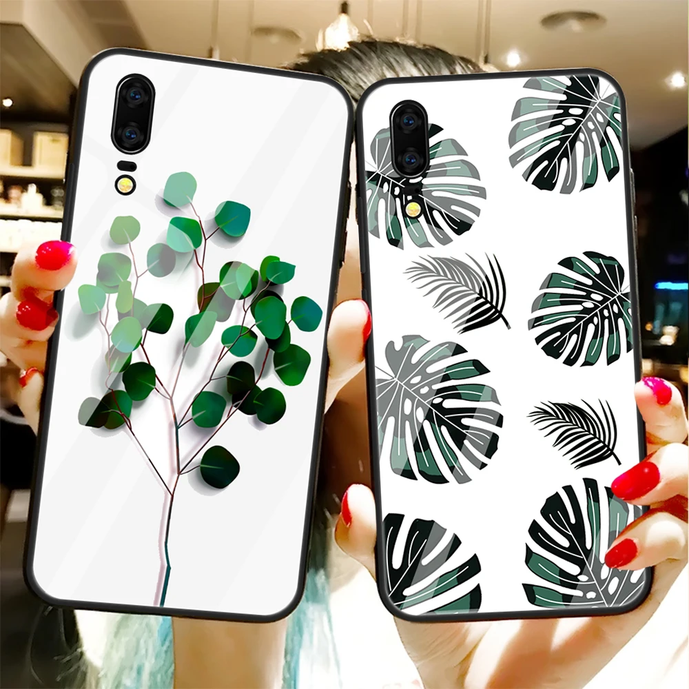 Case for Huawei Mate 20 HMA L09 L29 AL00 Mate20 Tempered Glass Back Cases Cover Shell HMA-L09 HMA-L29 Phone Silicone Coque |