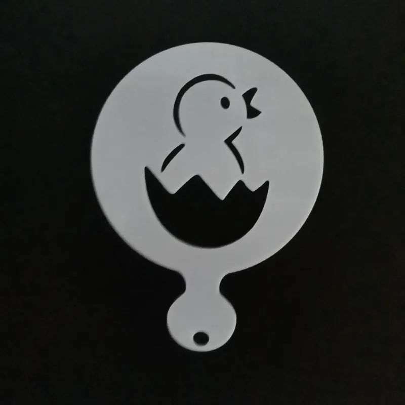 4 шт. Пасхальный кофе латте капучино Бариста трафареты пластиковый торт кекс