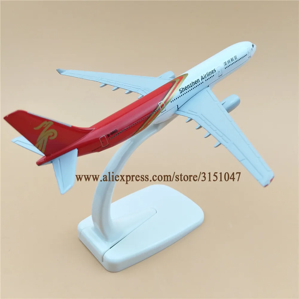 16 см воздушный Китай Шэньчжэнь Airbus 330 A330 модель самолета металл литья под