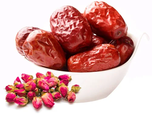 100% чистый натуральный растительный розовый и красный Jujube смешанный порошок для