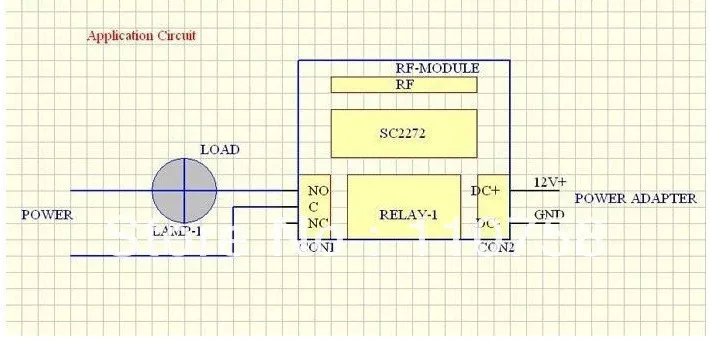 12 V 1ch rf Беспроводная Дверь Гаража Пульт дистанционного управления Переключатель