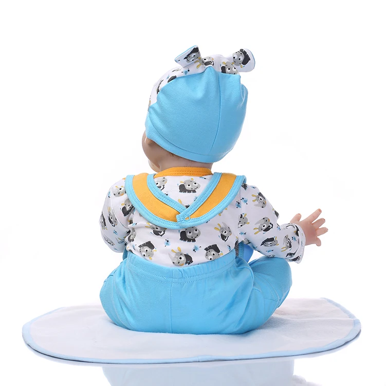 Детская силиконовая виниловая кукла развивающая игрушка для новорожденных |