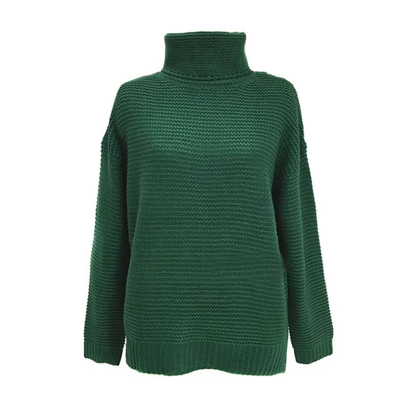 2018 New Women Winter Autumn Turtle Neck Baggy Sweater Knitted Oversized Jumper Tops BS88 | Женская одежда